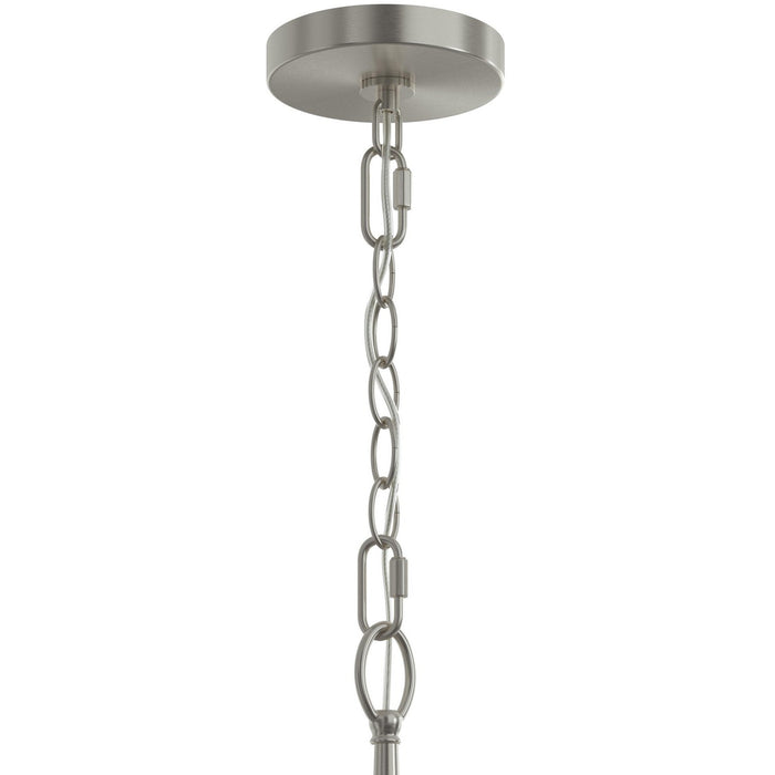 Progress Lighting - P400458-009 - Four Light Chandelier - Jheni - Brushed Nickel