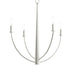 Progress Lighting - P400458-009 - Four Light Chandelier - Jheni - Brushed Nickel