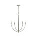 Progress Lighting - P400458-009 - Four Light Chandelier - Jheni - Brushed Nickel