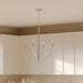 Progress Lighting - P400458-009 - Four Light Chandelier - Jheni - Brushed Nickel