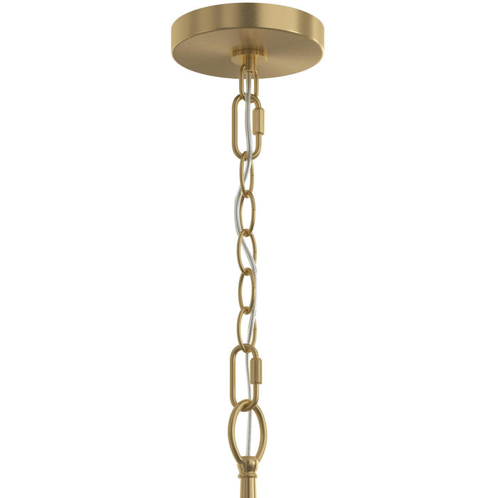 Progress Lighting - P400458-191 - Four Light Chandelier - Jheni - Brushed Gold