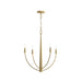 Progress Lighting - P400458-191 - Four Light Chandelier - Jheni - Brushed Gold