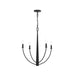 Progress Lighting - P400458-31M - Four Light Chandelier - Jheni - Matte Black