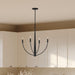 Progress Lighting - P400458-31M - Four Light Chandelier - Jheni - Matte Black