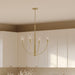 Progress Lighting - P400453-191 - Four Light Chandelier - Jheni - Brushed Gold
