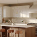 Progress Lighting - P400453-191 - Four Light Chandelier - Jheni - Brushed Gold
