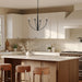 Progress Lighting - P400453-31M - Four Light Chandelier - Jheni - Matte Black