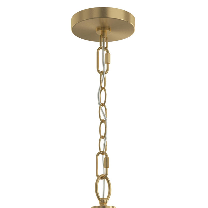 Progress Lighting - P500513-191 - Three Light Foyer Pendant - Jheni - Brushed Gold
