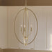 Progress Lighting - P500513-191 - Three Light Foyer Pendant - Jheni - Brushed Gold