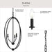 Progress Lighting - P500513-31M - Three Light Foyer Pendant - Jheni - Matte Black