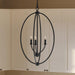 Progress Lighting - P500513-31M - Three Light Foyer Pendant - Jheni - Matte Black