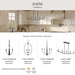 Progress Lighting - P500513-31M - Three Light Foyer Pendant - Jheni - Matte Black