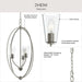 Progress Lighting - P500512-009 - Three Light Foyer Pendant - Jheni - Brushed Nickel