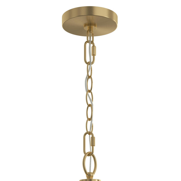 Progress Lighting - P500512-191 - Three Light Foyer Pendant - Jheni - Brushed Gold