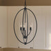 Progress Lighting - P500512-31M - Three Light Foyer Pendant - Jheni - Matte Black