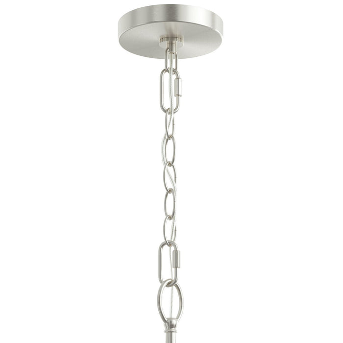 Progress Lighting - P400459-009 - Six Light Chandelier - Jheni - Brushed Nickel