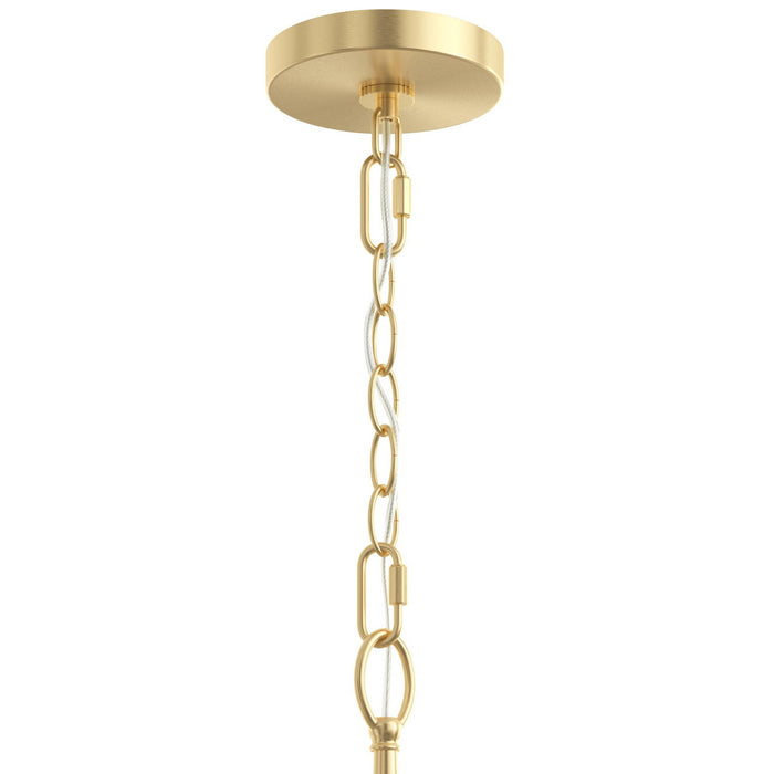Progress Lighting - P400459-191 - Six Light Chandelier - Jheni - Brushed Gold
