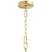 Progress Lighting - P400459-191 - Six Light Chandelier - Jheni - Brushed Gold