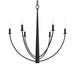 Progress Lighting - P400459-31M - Six Light Chandelier - Jheni - Matte Black