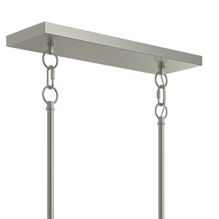 Progress Lighting - P400461-009 - Five Light Linear Chandelier - Jheni - Brushed Nickel