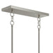 Progress Lighting - P400461-009 - Five Light Linear Chandelier - Jheni - Brushed Nickel