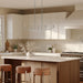 Progress Lighting - P400461-009 - Five Light Linear Chandelier - Jheni - Brushed Nickel