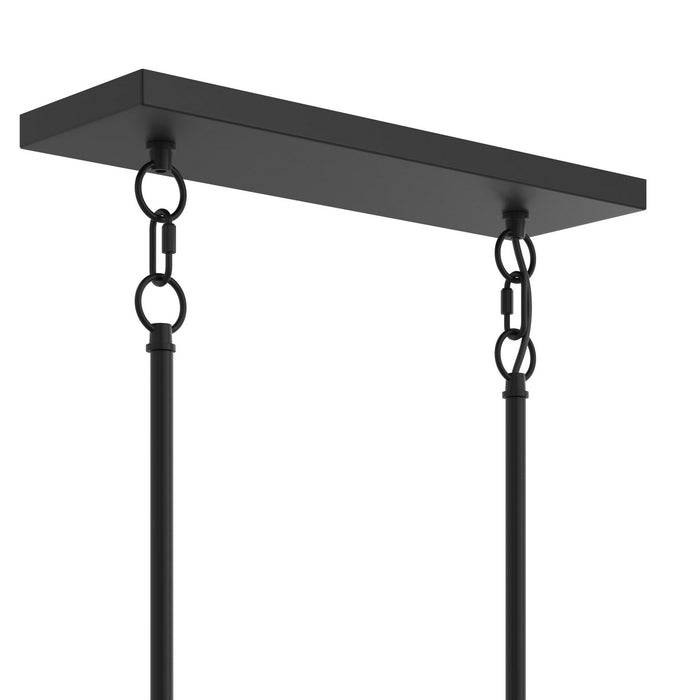 Progress Lighting - P400461-31M - Five Light Linear Chandelier - Jheni - Matte Black