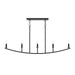 Progress Lighting - P400461-31M - Five Light Linear Chandelier - Jheni - Matte Black