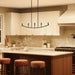 Progress Lighting - P400461-31M - Five Light Linear Chandelier - Jheni - Matte Black