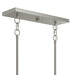Progress Lighting - P400456-009 - Five Light Linear Chandelier - Jheni - Brushed Nickel