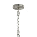 Progress Lighting - P400454-009 - Six Light Chandelier - Jheni - Brushed Nickel