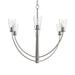 Progress Lighting - P400454-009 - Six Light Chandelier - Jheni - Brushed Nickel