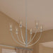Progress Lighting - P400454-009 - Six Light Chandelier - Jheni - Brushed Nickel
