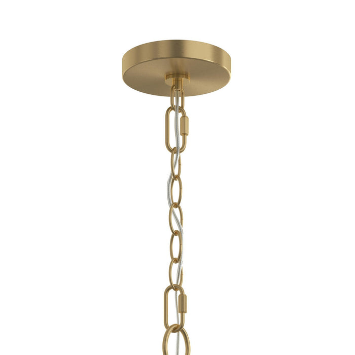 Progress Lighting - P400454-191 - Six Light Chandelier - Jheni - Brushed Gold