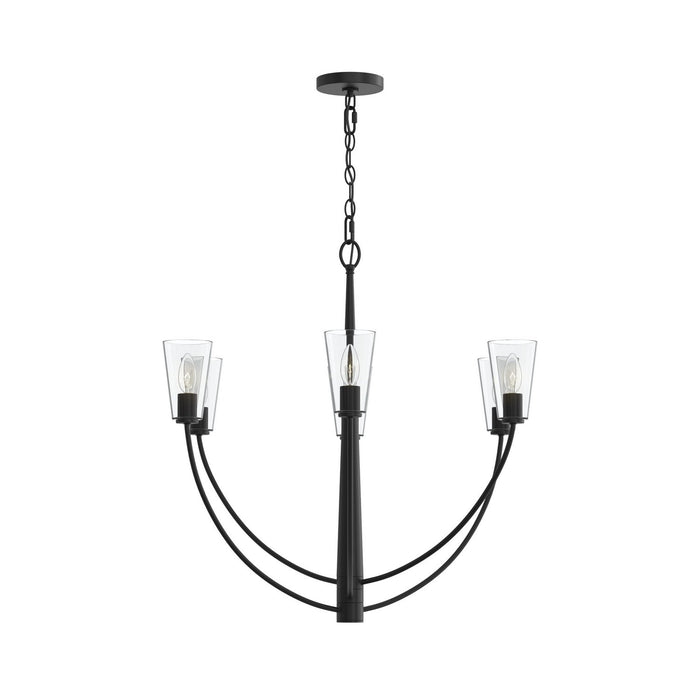 Progress Lighting - P400454-31M - Six Light Chandelier - Jheni - Matte Black
