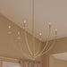 Progress Lighting - P400460-191 - Six Light Chandelier - Jheni - Brushed Gold