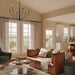 Progress Lighting - P400460-31M - Six Light Chandelier - Jheni - Matte Black