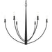 Progress Lighting - P400460-31M - Six Light Chandelier - Jheni - Matte Black