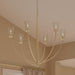 Progress Lighting - P400455-191 - Six Light Chandelier - Jheni - Brushed Gold