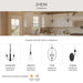 Progress Lighting - P400455-31M - Six Light Chandelier - Jheni - Matte Black