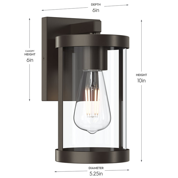 Progress Lighting - P560393-020 - One Light Outdoor Wall Mount - Kagen - Antique Bronze