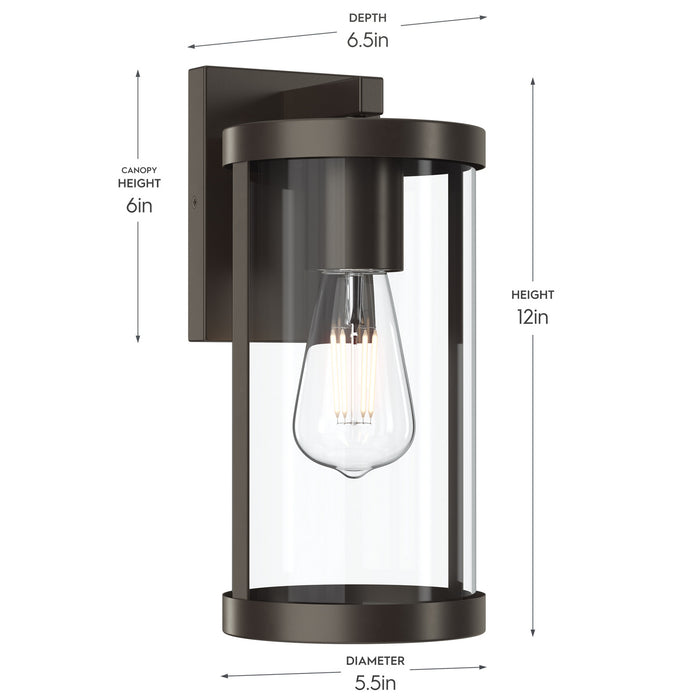 Progress Lighting - P560394-020 - One Light Outdoor Wall Mount - Kagen - Antique Bronze