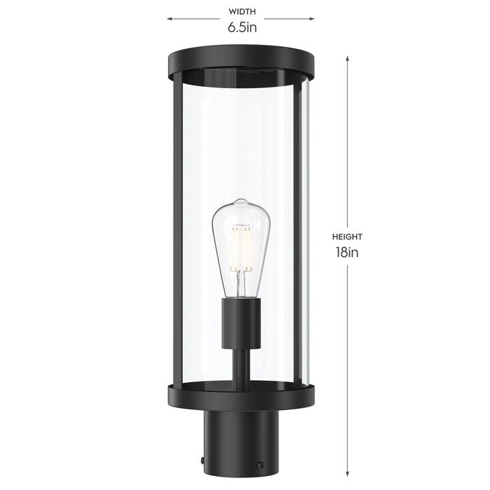 Progress Lighting - P540112-31M - One Light Outdoor Post Mount - Kagen - Matte Black