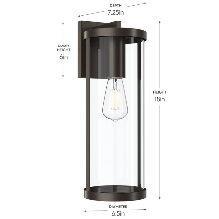 Progress Lighting - P560396-020 - One Light Outdoor Wall Mount - Kagen - Antique Bronze