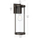 Progress Lighting - P560396-020 - One Light Outdoor Wall Mount - Kagen - Antique Bronze