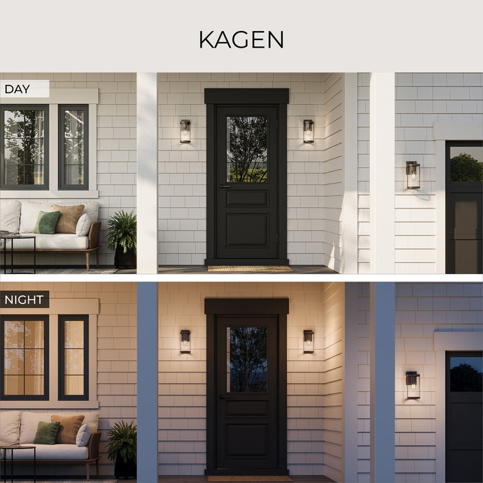 Progress Lighting - P560396-020 - One Light Outdoor Wall Mount - Kagen - Antique Bronze