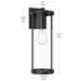 Progress Lighting - P560396-31M - One Light Outdoor Wall Mount - Kagen - Matte Black