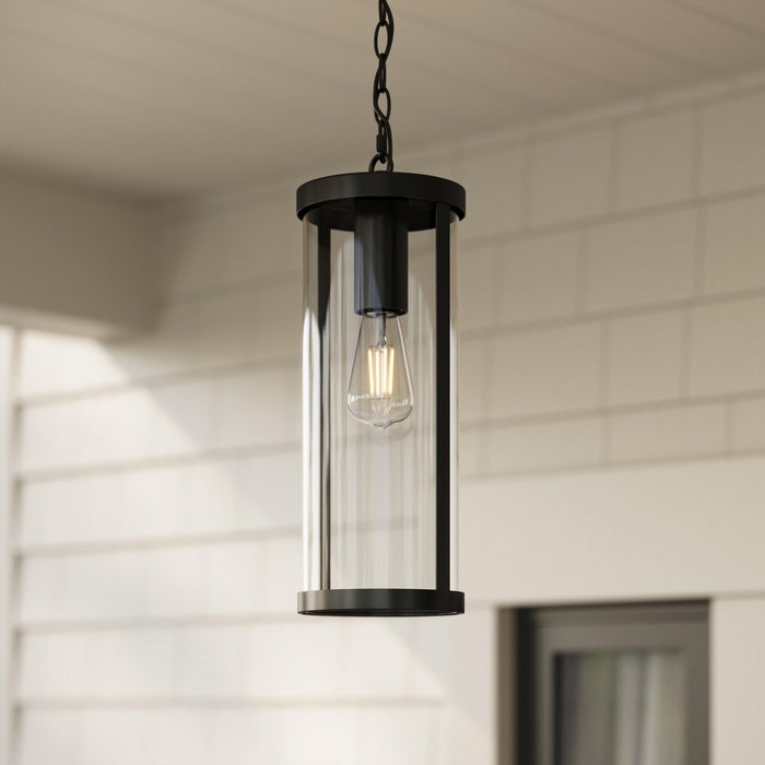 Progress Lighting - P550145-31M - One Light Outdoor Pendant - Kagen - Matte Black