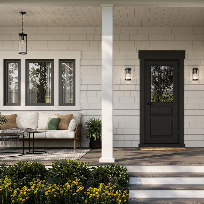 Progress Lighting - P550145-31M - One Light Outdoor Pendant - Kagen - Matte Black
