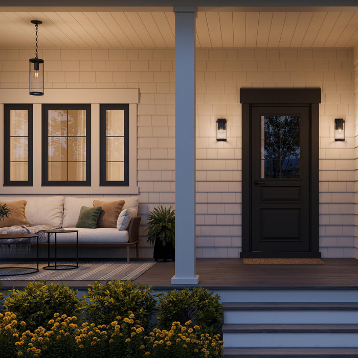 Progress Lighting - P550145-31M - One Light Outdoor Pendant - Kagen - Matte Black